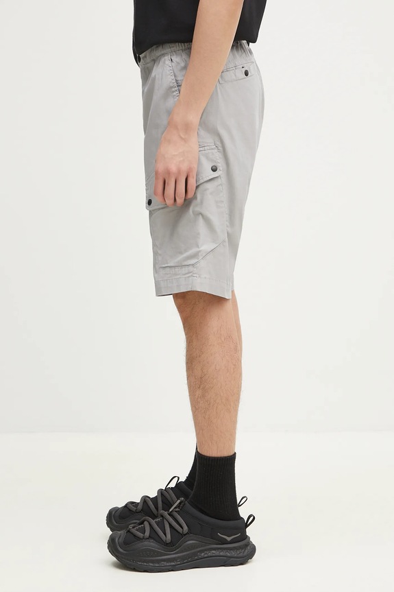 Napapijri pantaloncini N-Senio NP0A4IMEH621 grigio SS25