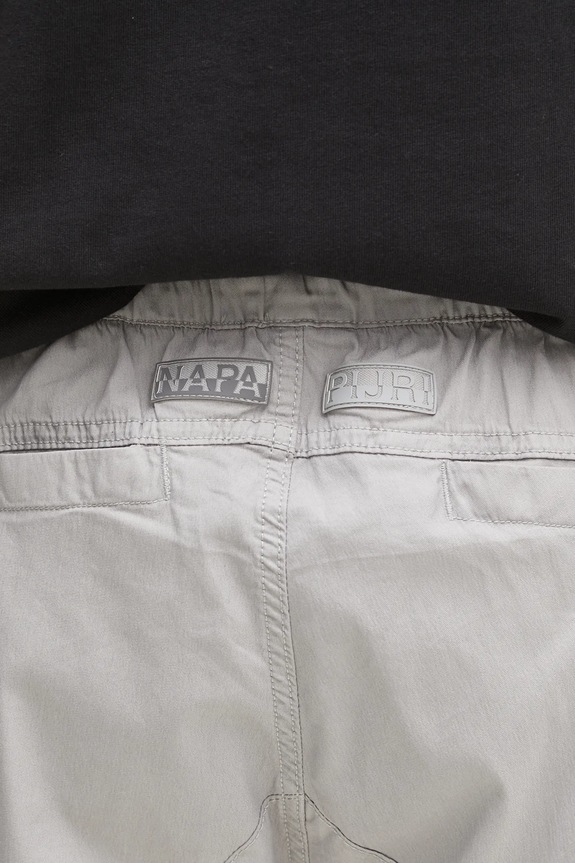 Napapijri pantaloncini N-Senio grigio NP0A4IMEH621