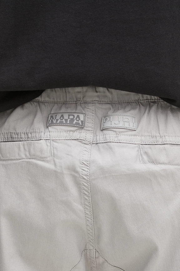 Napapijri pantaloncini N-Senio grigio NP0A4IMEH621