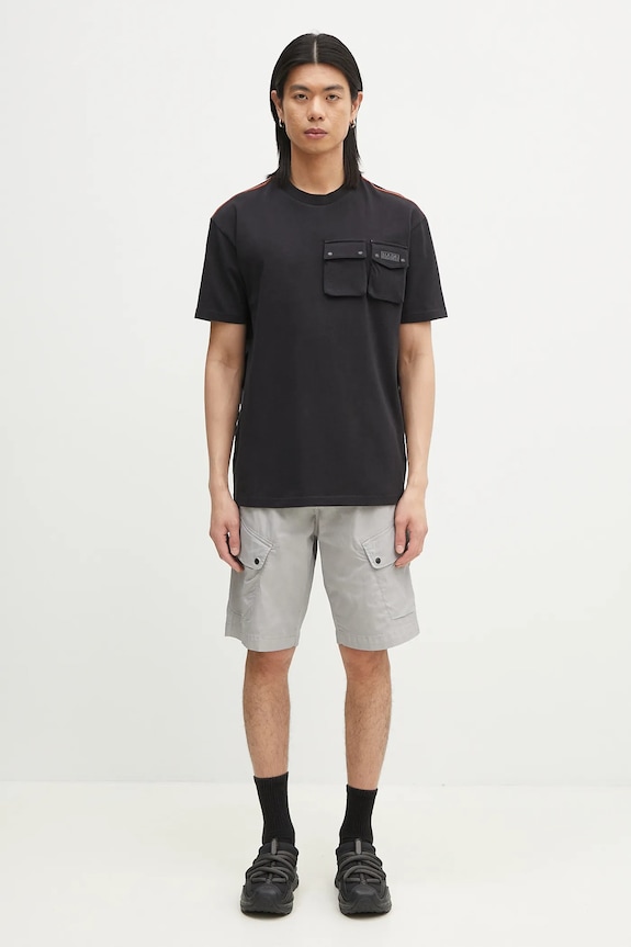 Napapijri pantaloncini N-Senio NP0A4IMEH621 grigio