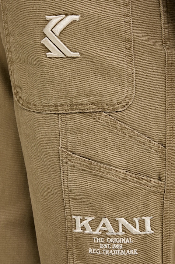 Karl Kani pantaloni scurți jeans verde 60100010