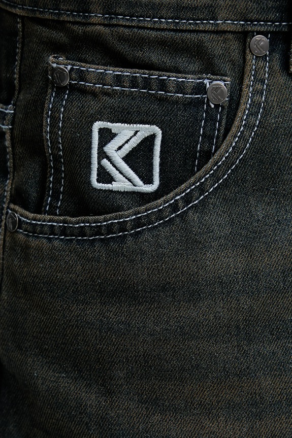 Karl Kani pantaloncini di jeans 60100040 blu