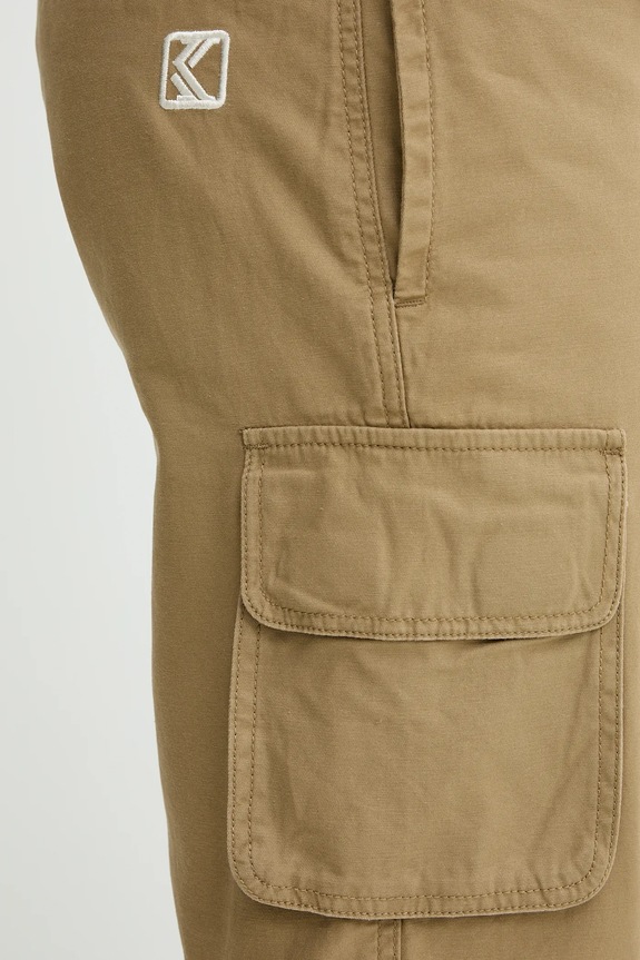 Pamučne kratke hlače Karl Kani smeđa 6012260
