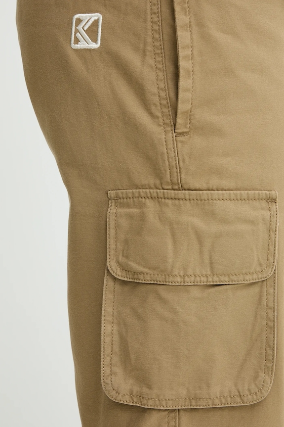 Pamučne kratke hlače Karl Kani smeđa 6012260
