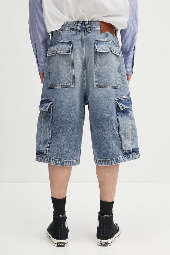 Clothing RHUDE denim shorts Cargo Denim Baggy RHPS25SH05012 blue