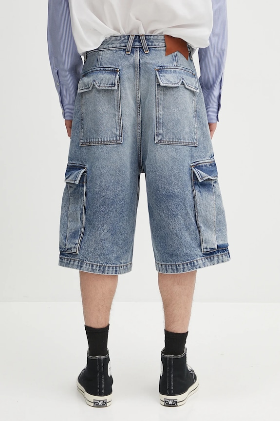 Clothing RHUDE denim shorts Cargo Denim Baggy RHPS25SH05012 blue