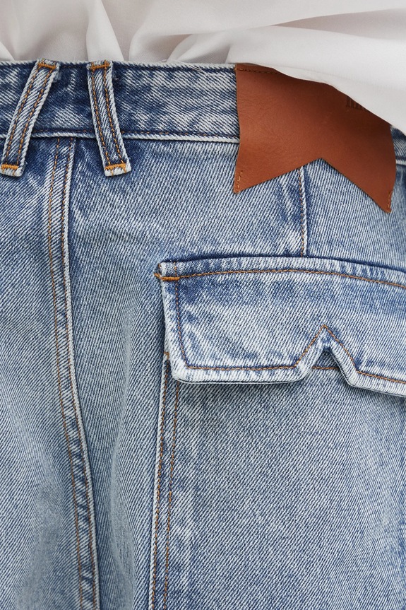 RHUDE denim shorts Cargo Denim Baggy RHPS25SH05012 blue