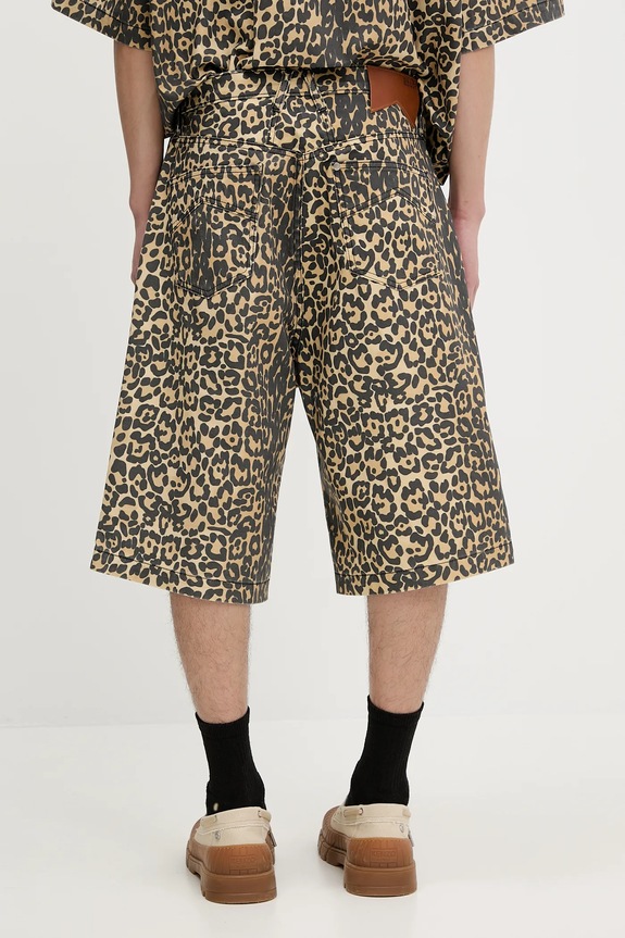 Abbigliamento RHUDE pantaloncini Leopard Traxedo Baggy RHSS25SH05012 marrone