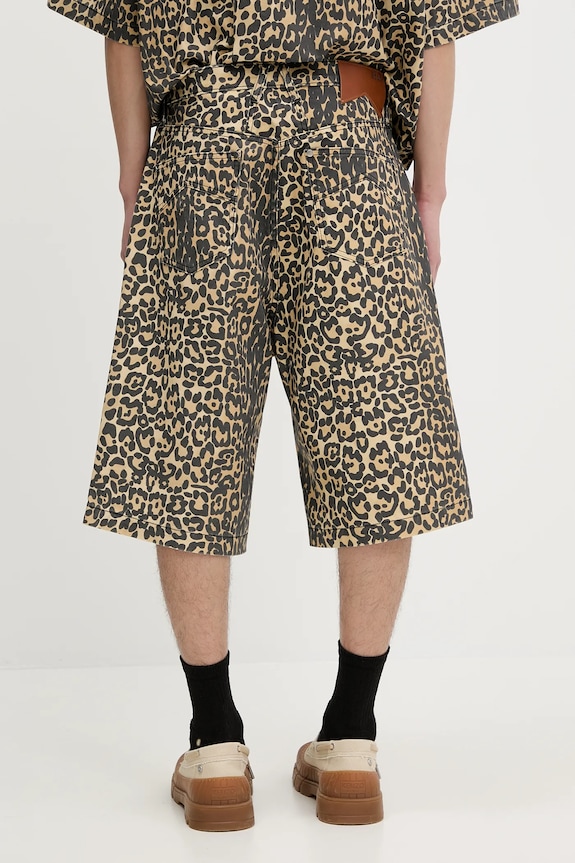 Abbigliamento RHUDE pantaloncini Leopard Traxedo Baggy RHSS25SH05012 marrone