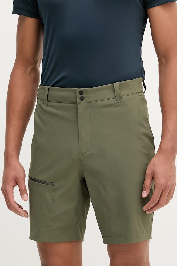 Peak Performance pantaloni scurți outdoor Iconiq panza verde G80115