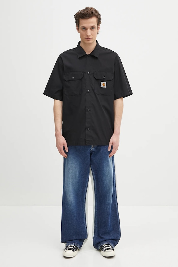 Carhartt WIP shirt S/S Craft Shirt I035232.89XX black