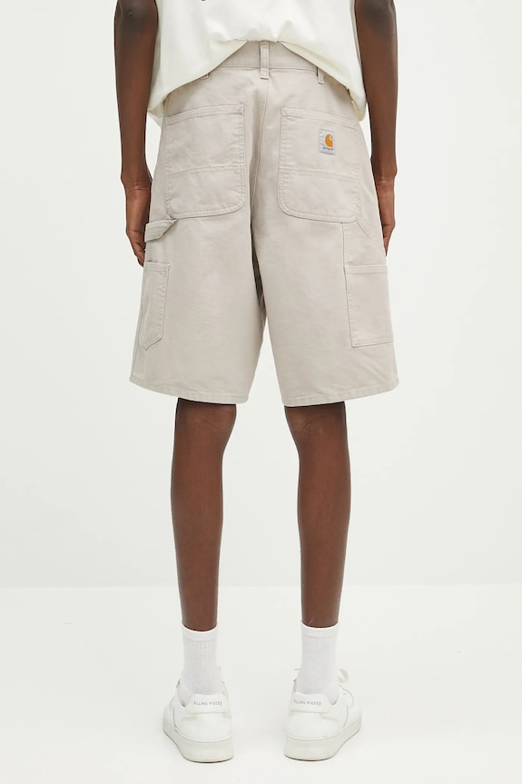 Odzież Carhartt WIP szorty bawełniane Single Knee Short I034797.2OR4O beżowy
