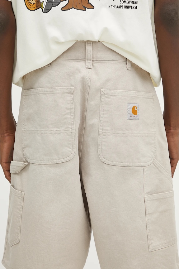 Carhartt WIP szorty bawełniane Single Knee Short beżowy I034797.2OR4O