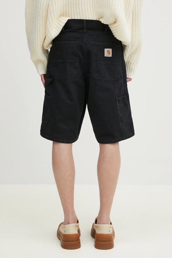 Oblečenie Rifľové krátke nohavice Carhartt WIP Single Knee Short I034797.894O čierna