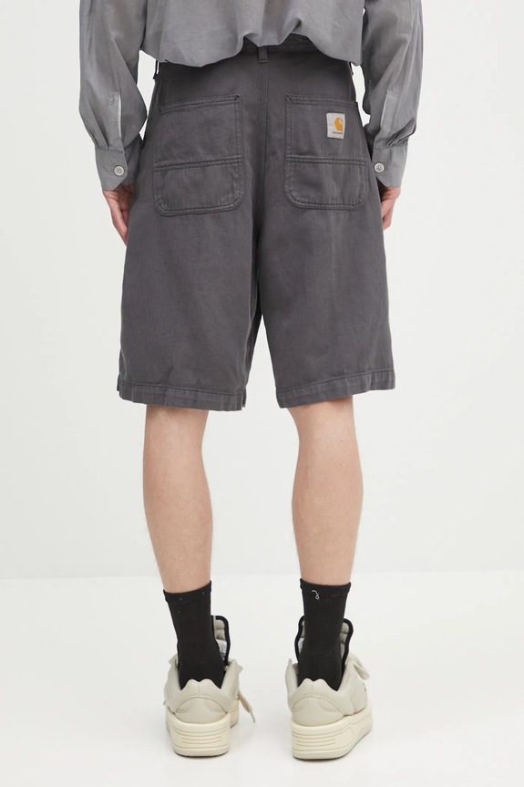 Abbigliamento Carhartt WIP pantaloncini in lino misto Cooper Short I034805.87GD grigio