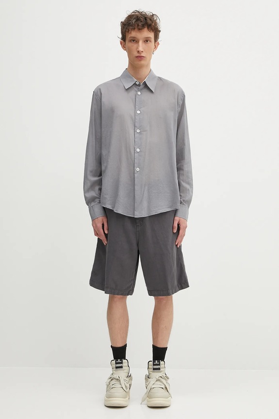 Carhartt WIP pantaloncini in lino misto Cooper Short I034805.87GD grigio