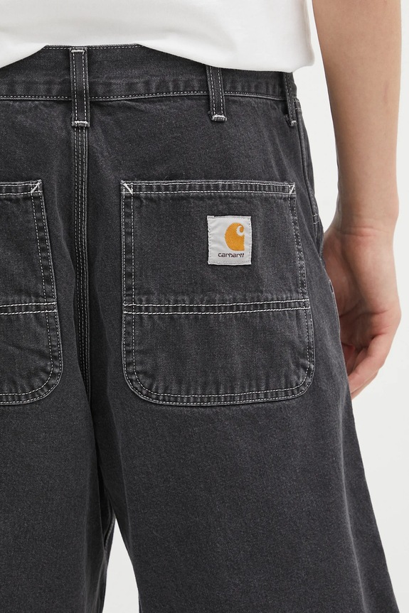 Carhartt WIP cotton denim shorts Simple Short black I033333.8960