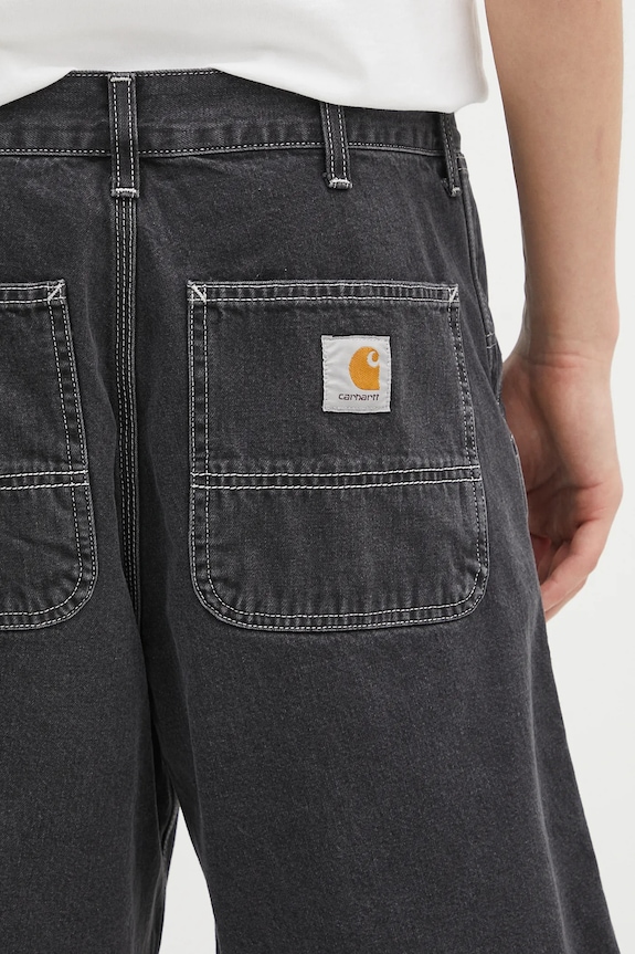 Carhartt WIP cotton denim shorts Simple Short black I033333.8960
