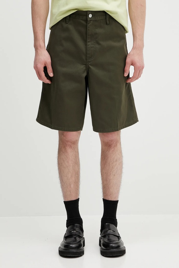 Carhartt WIP shorts Simple Short plain green I034912.4102
