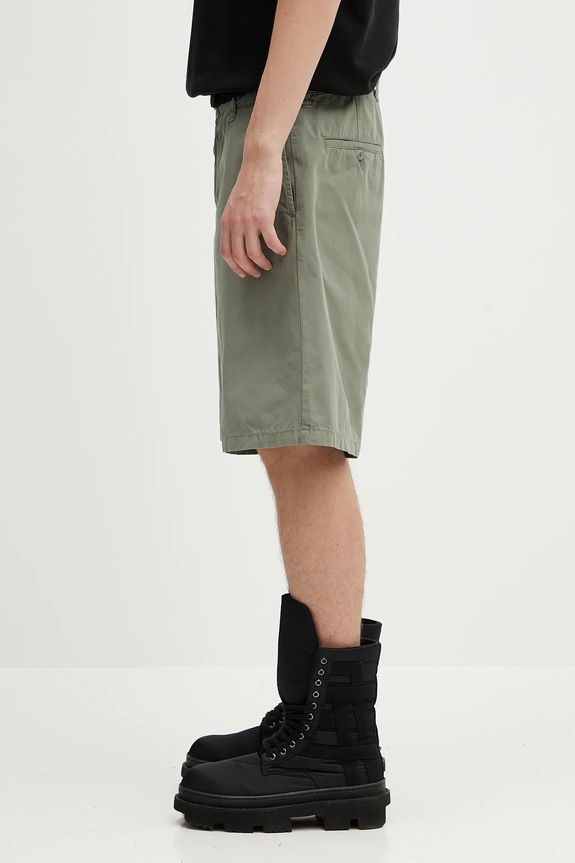 Carhartt WIP cotton shorts Calder Short I034812.1YFGD green SS25