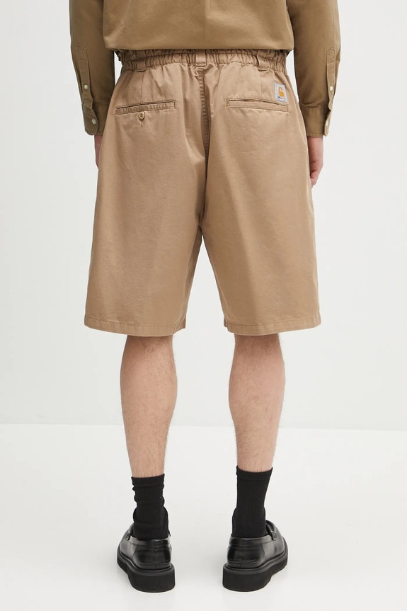 Clothing Carhartt WIP cotton shorts Marv Short I034813.8Y06 brown