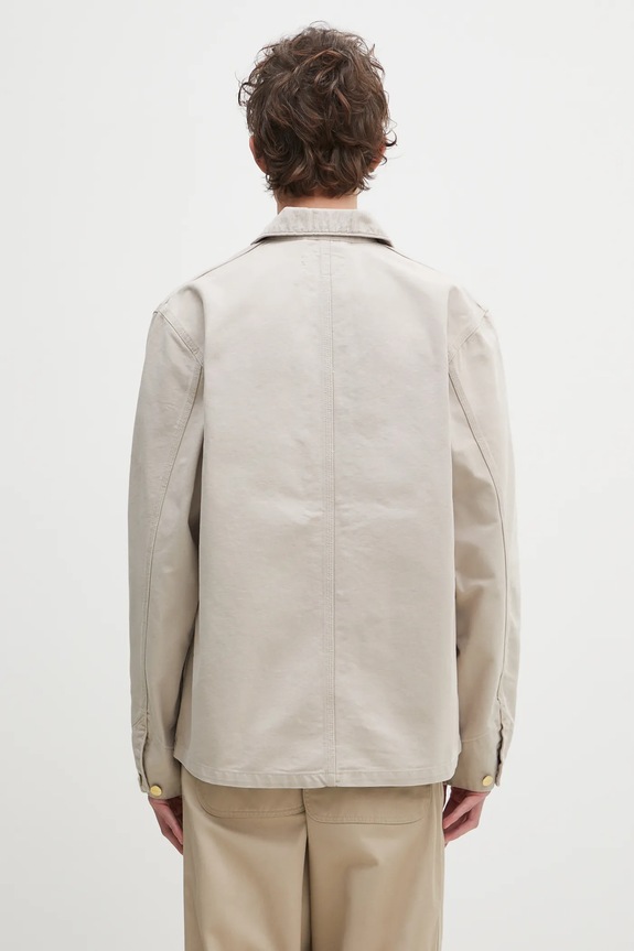 Clothing Carhartt WIP denim jacket Michigan Coat I034787.2RF4O beige