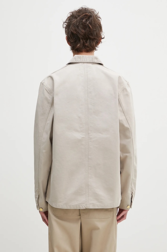 Clothing Carhartt WIP denim jacket Michigan Coat I034787.2RF4O beige