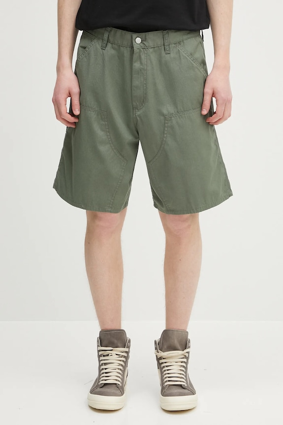 Carhartt WIP pantaloncini Double Knee Short semplice verde I034794.1YF02