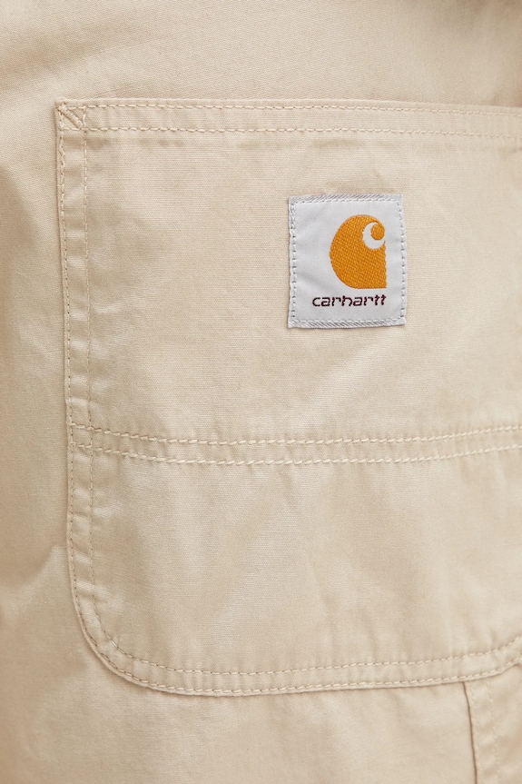 Carhartt WIP szorty bawełniane Double Knee Short beżowy I034794.G102