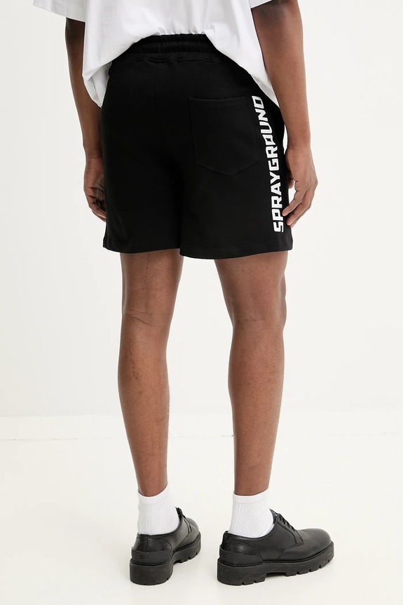 Abbigliamento Sprayground pantaloncini in cotone SP739E nero