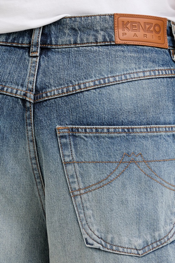 Kenzo szorty jeansowe niebieski FF55DS3396I7.DS