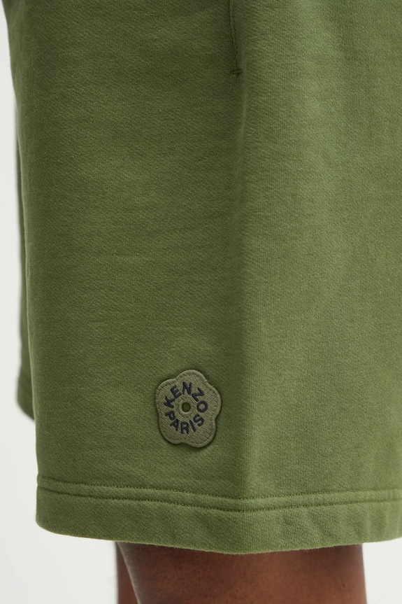 Pamučne kratke hlače Kenzo Boke Flower 2.0 zelena FF55PA8334MC.50