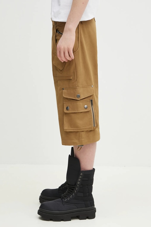 Шорты Martine Rose Utility 540WP02411 зелёный SS25