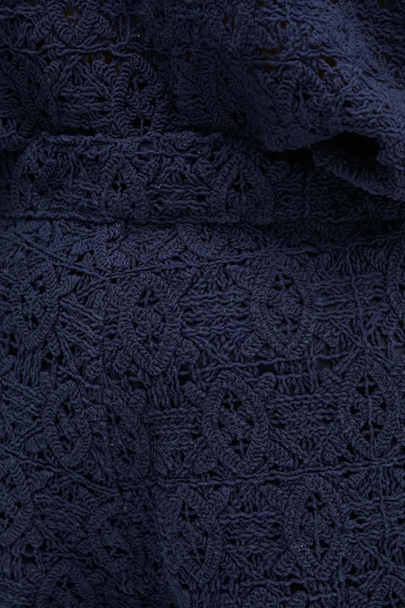 Daily Paper pantaloni scurți Lace Shield Short bleumarin 2511119