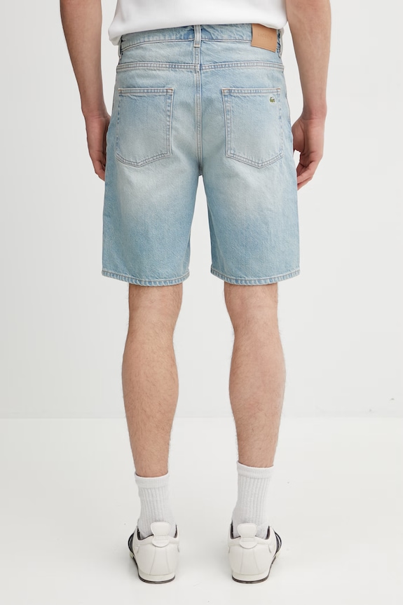 Odzież Lacoste szorty jeansowe FH9932 niebieski