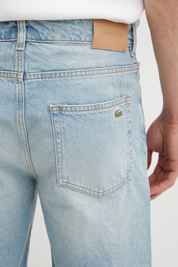 Lacoste szorty jeansowe niebieski FH9932