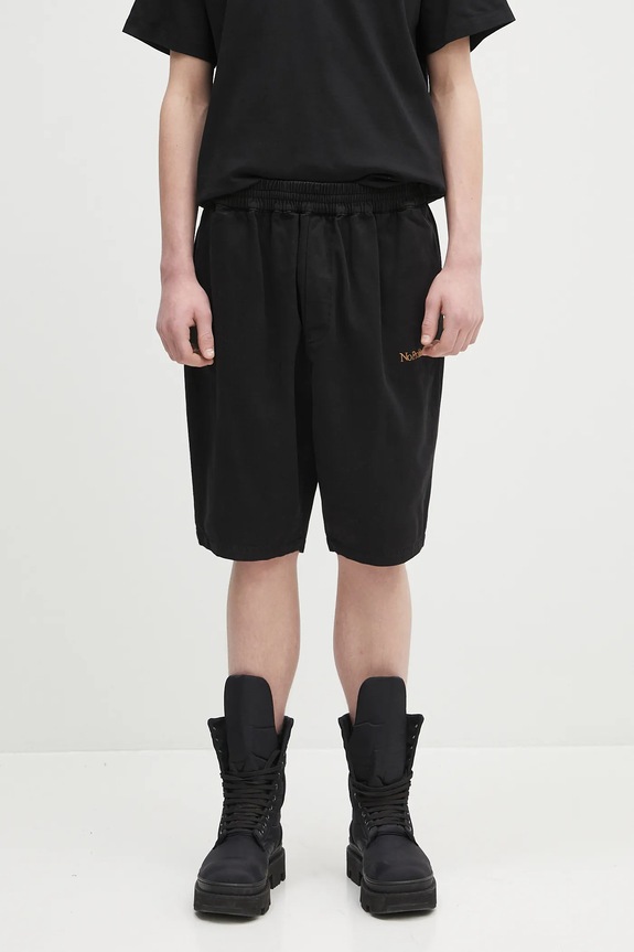 No Problemo szorty bawełniane Mini Problemo Work Short - Twill bawełna czarny NP3111403