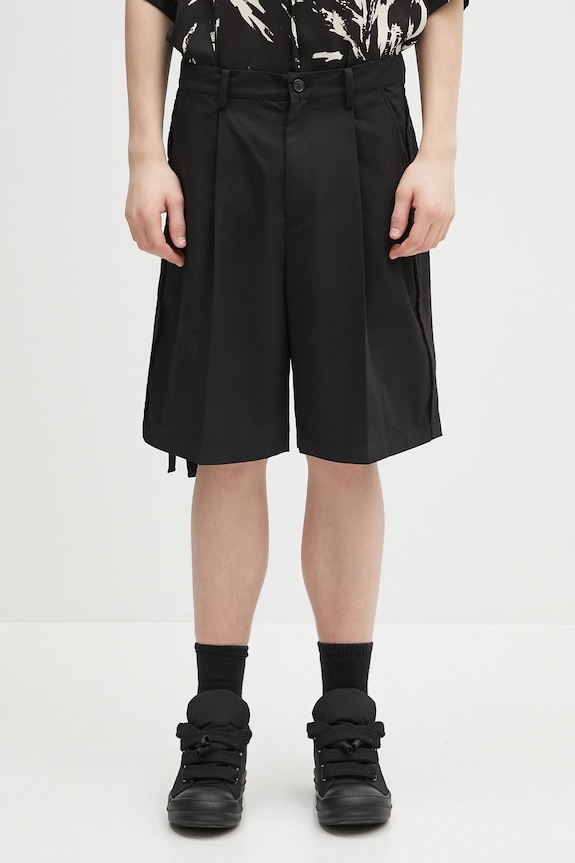 Kratke hlače Undercover Pants bez uzorka crna UP1E4506