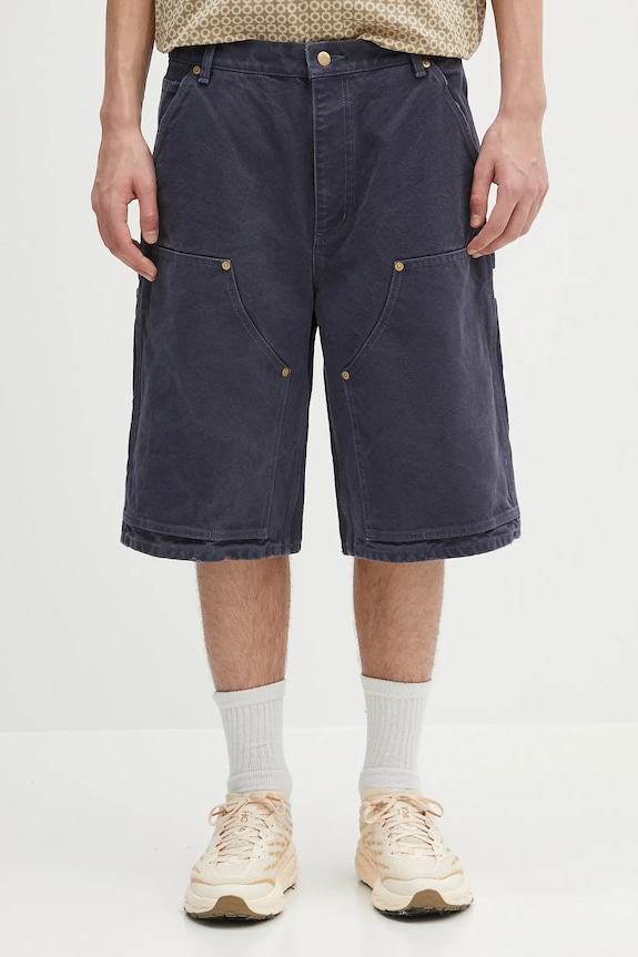 Bavlnené šortky AMBUSH Canvas Carpenter Short Pants bavlna tmavomodrá 12115320