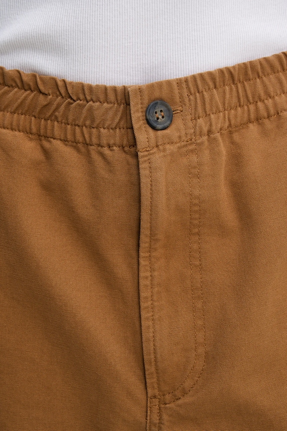 A.P.C. szorty jeansowe Short Norris brązowy COGBJ.H10186