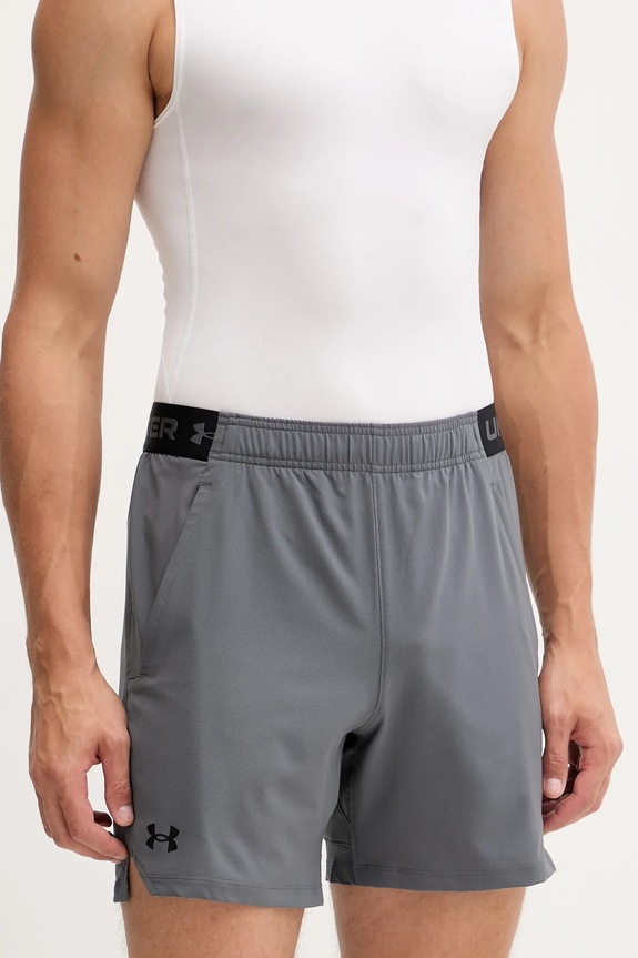 Kratke hlače za trening Under Armour tkanina siva 1373718.
