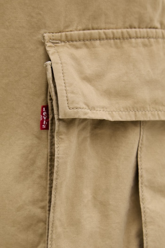 Levi's cargo šortky pánské bavlněné CARRIER CARGO SHRT-2 béžová 001KG