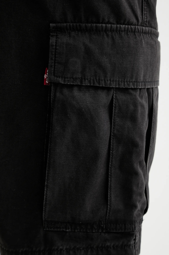 Levi's σορτς cargo ανδρικά βαμβακερά CARRIER CARGO SHRT-2 γκρί 001KG