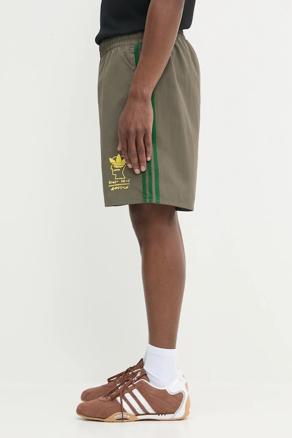 adidas Originals pantaloncini Braindead Short Braindead JN7149 verde SS25