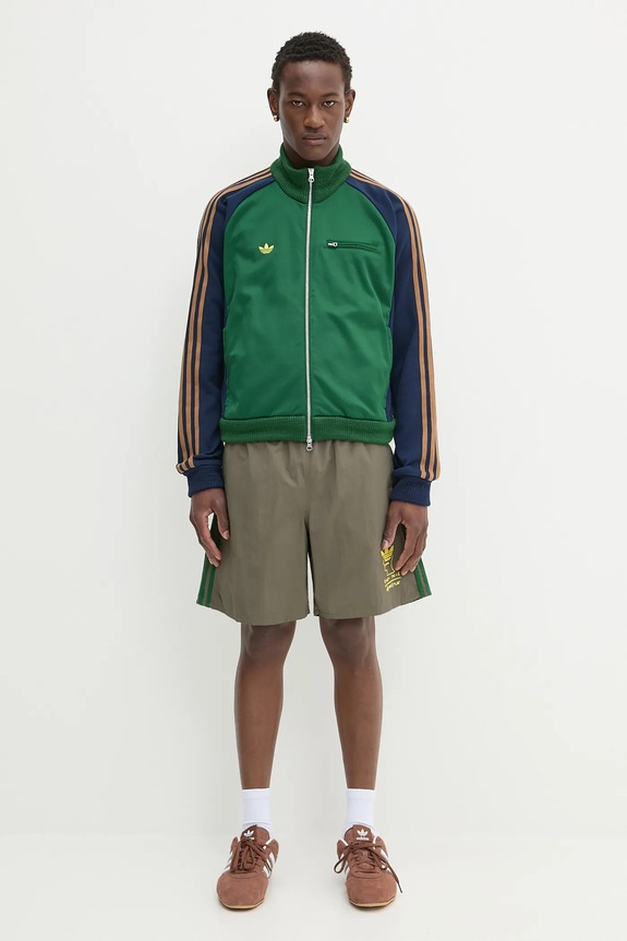 adidas Originals pantaloncini Braindead Short Braindead JN7149 verde