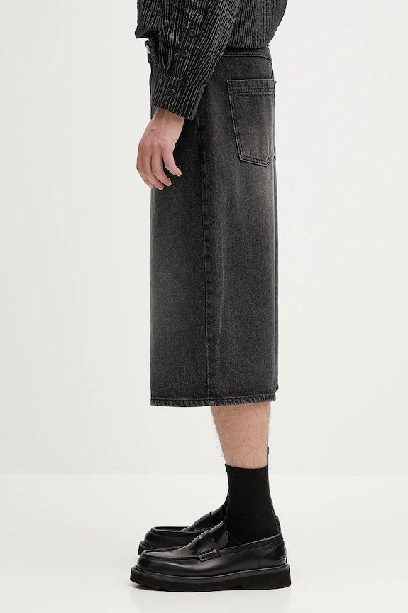 Ader Error szorty jeansowe Apparel-Bottom BN42FYJE0201BK czarny SS25