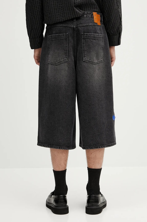 Odzież Ader Error szorty jeansowe Apparel-Bottom BN42FYJE0201BK czarny