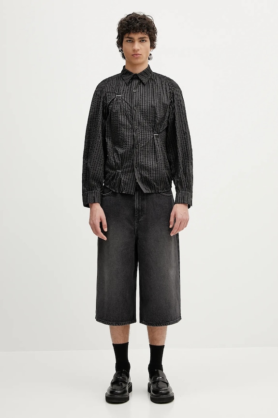 Ader Error szorty jeansowe Apparel-Bottom BN42FYJE0201BK czarny