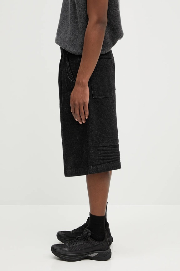 Τζιν σορτς Ader Error Apparel-Bottom BO01SSJE0201BK μαύρο SS25