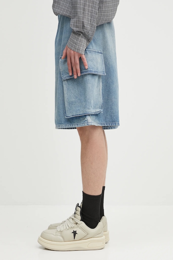 Džínové šortky JW Anderson Cargo DT0108.PG1735.804 modrá SS25